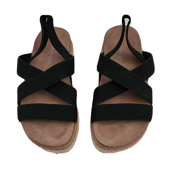 Steve Madden Kimmie‎ Strappy Black Sandals Size 6m - Picture 1 of 6